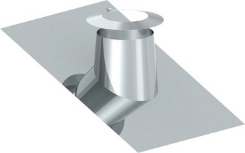 Tecnovis Dachdurchführung »Zitec-Eco«, Ø130 mm - silberfarben