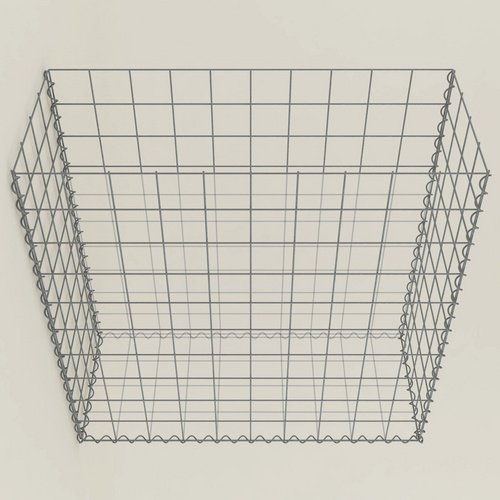 Gabiona Pflanzgabione, galvanisch verzinkter Stahl - silberfarben