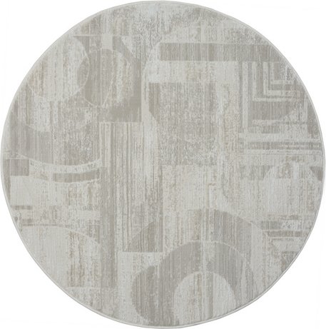 My Flair Teppich » My Circles«, BxL: 120 x 120 cm, Polyester - beige