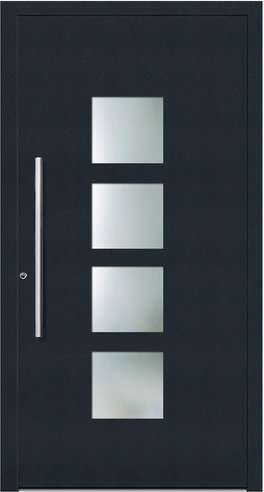 KNOCK Aluminium-Haustür »Marte«, anthrazit - grau