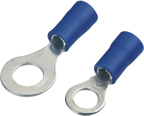 REV-Ritter Ringkabelschuh-Set, metall/kunststoff, 24 Stück - blau