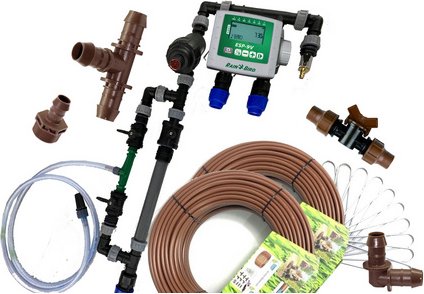 SunElements Bewässerungsanlage »Profi-Set«, 2 Zonen mit Hochbeet inkl. Steuerung - grau