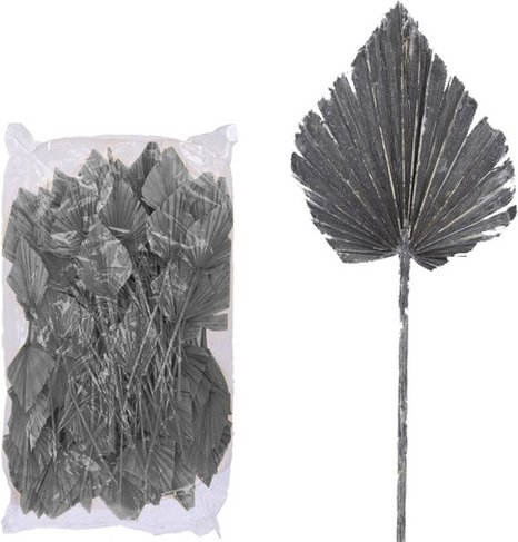 Flowerbox Trockenblumen - blau | grau