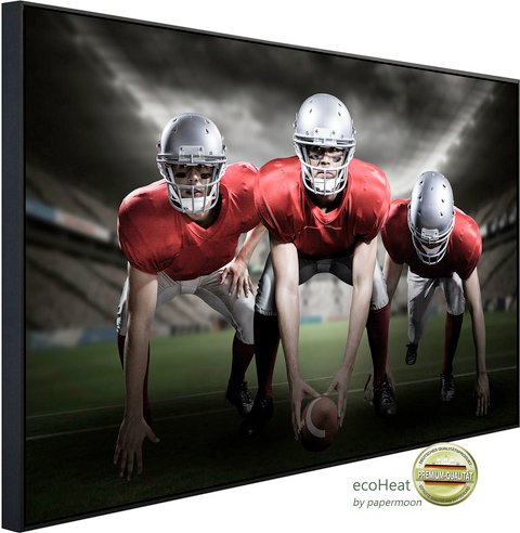 Thumbnail - papermoon Infrarotheizung »EcoHeat - Football Spieler «, Matt-Effekt - bunt