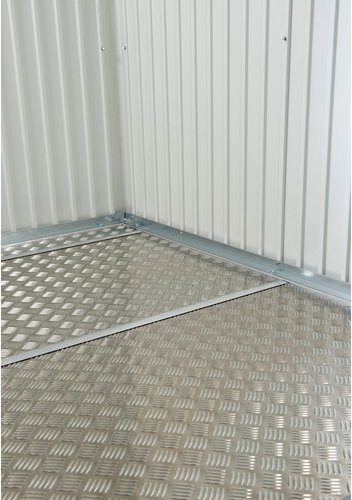 Thumbnail - BIOHORT Bodenplatte »Avantgarde«, BxT: 243,5 x 163,5 cm - silberfarben