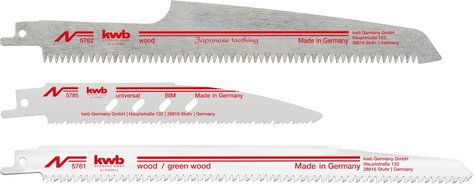 EINHELL Sägeblätter »Einhell Accessory«, für Universalsägen, 3-teilig - grau