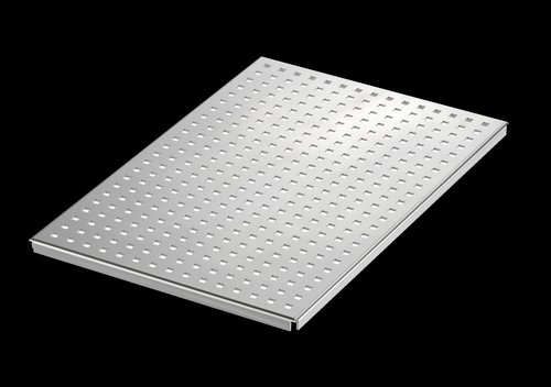 Mr. GARDENER Abflussgitter, Edelstahl, silberfarben