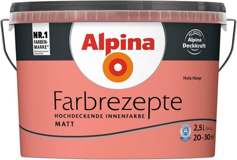 ALPINA Innenfarbe »Farbrezepte«, Hula Hoop, matt - bunt
