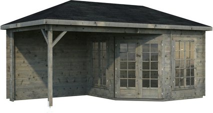 Thumbnail - PALMAKO Pavillon »Melanie«, rechteckig, BxHxT: 557 x 307 x 557 cm - grau