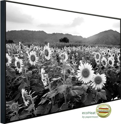 Thumbnail - papermoon Infrarotheizung »EcoHeat - Sonnenblumenfeld«, Matt-Effekt - bunt