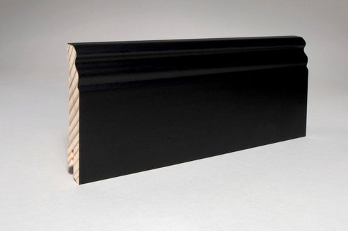 Sockelleiste, Länge: 240 cm, altdeutsch/klassisch, schwarz