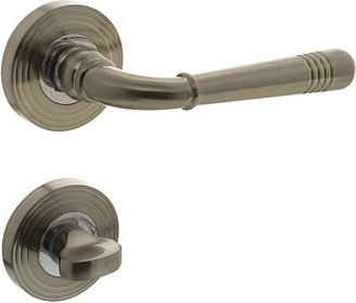 Intersteel Türdrücker mit Rosette »Helena«, D.55x10 mm WC 8 mm stift