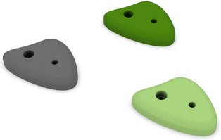 EXIT Toys Kletterwand-Griffe »GetSet«, max. Nutzlast: 100 kg, ab 3 Jahren - grau | gruen