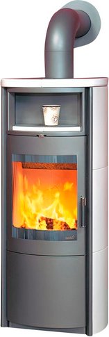 Thumbnail - HARK Zeitbrandofen »Nika ECOplus«, Kacheln, 5 kW, Dauerbrand geeignet - weiss