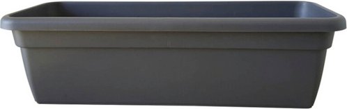 GARDAMO Pflanzgefäß »Basic«, Kunststoff, witterungsbeständig - grau
