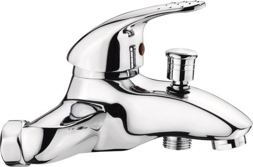 CORNAT Wannenarmatur »MATEO«, Messing, glänzend, ½" - silberfarben