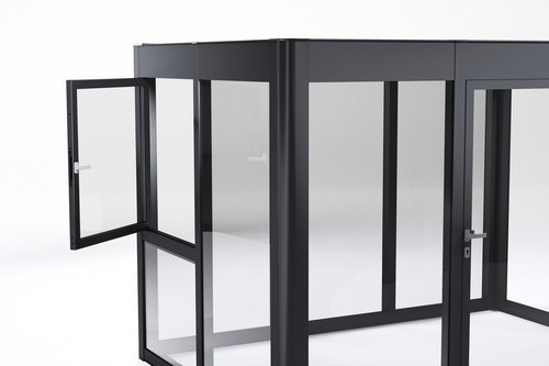 SunElements Fenster, BxH: 90 x 95 cm, Acrylglas, anthrazit-metallic - grau