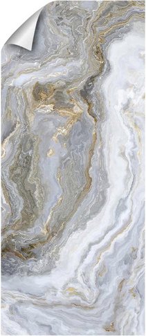 Thumbnail - mySPOTTI Vliestapete »Stig«, Steinmuster, grau/weiß/goldfarben, matt