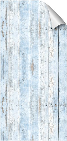 mySPOTTI Duschrückwand-Panel, fresh, Stadtpanorama, 210x100 cm - blau