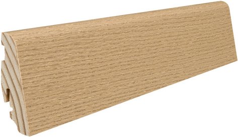 HARO Sockelleiste, Eiche invisible, LxHxT: 220 x 5,8 x 19 cm - braun