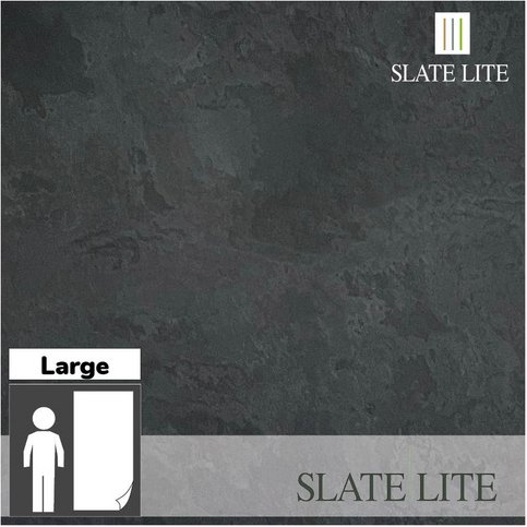 SlateLite Schieferfurnier »California Grey«, bunt, Leicht-Schiefer - grau