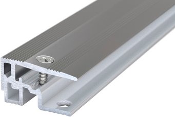 CARL PRINZ Abschlussprofil »PS 400«, BxH: 28 x 15 mm, versenkt gelocht - silberfarben