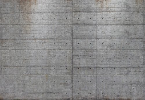 KOMAR Papiertapete »Concrete Blocks«, Breite: 368 cm, inkl. Kleister - bunt