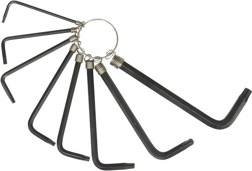 CON:P Stiftschlüsselsatz, 8-teilig, Schlüsselgröße: 2,5 – 6,7 mm - schwarz