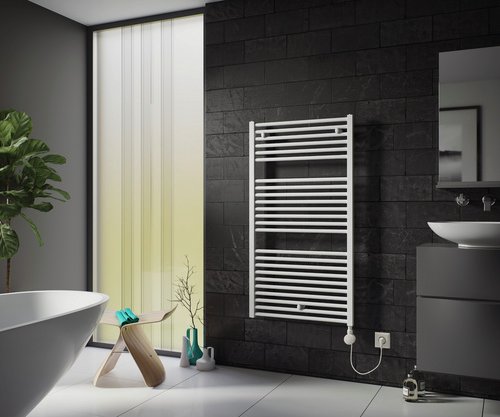 Thumbnail - XIMAX Handtuchwärmer »Centrino«, Anschluss: elektrisch, Typ 5 - weiss