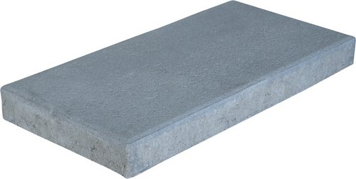 EHL Terrassenplatte »Gehwegplatte«, Beton, Kanten: gefast - grau