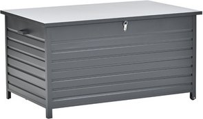 GARDEN IMPRESSIONS Kissenbox »Cambridge«, BxHxT: 155 x 82,5 x 97 cm, Anthrazit - schwarz