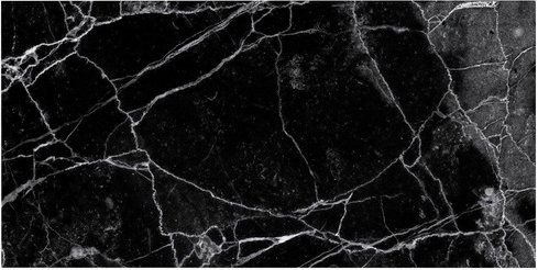 mySPOTTI Badrückwand »Marmor black«, BxH:90 cm x 45 cm, schwarz