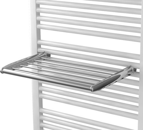 Thumbnail - XIMAX Handtuchablage, (BxLxT): 47 x 3,5 x 23 cm, chromfarben, Stahl, Kunststoff - silberfarben