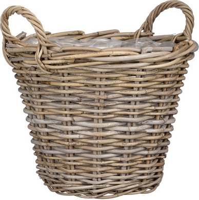 Mica Decorations Korb »Marcia«, BxHxL: 40 x 30 x 40 cm, grau