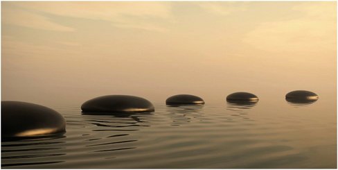 mySPOTTI Badrückwand »Aqua Stone«, BxH:90 cm x 45 cm, beige