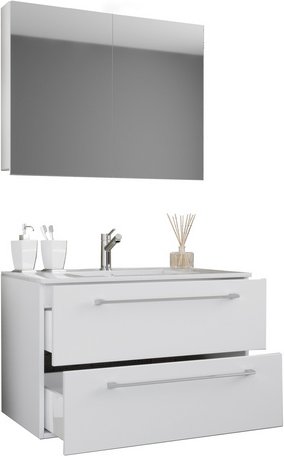 Thumbnail - VCM Waschplatz-Set »Badinos«, 3-tlg., 60 cm, weiß - weiss