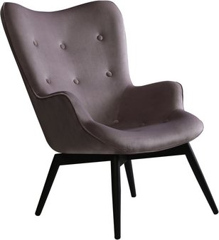 SalesFever Sessel, Höhe: 92 cm, rose/schwarz - rosa