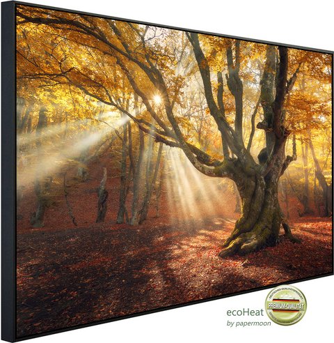 papermoon Infrarotheizung »EcoHeat - Magischer alter Baum«, Matt-Effekt - bunt