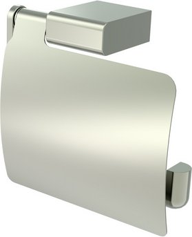 LENZ Toilettenpapierhalter »PEARL«, Nickel-matt, Montageart: Bohren - silberfarben