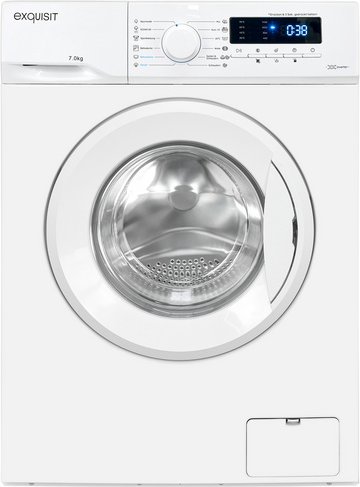 Exquisit Waschmaschine »WA7014-020A«, BxHxL: 59,5 x 84,5 x 49,5 cm - weiss