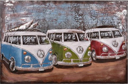 INTERIA Home & Living Wandbild, Stahlblech, mehrfarbig - bunt