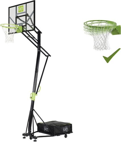 EXIT Toys Basketballkorb, 117 x 365 cm, Stahl, grün/schwarz