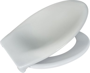 WELLWATER Dusch-WC-Aufsatz, HxBxL: 37,3 x 5 x 43 cm, weiß, Duroplast - weiss