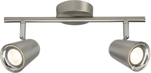 BRILLIANT Spotrohr »Nifty «, Metall, silberfarben, LED