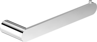 Chris Bergen Handtuchhalter „Ambra", Messing, chrom - silberfarben