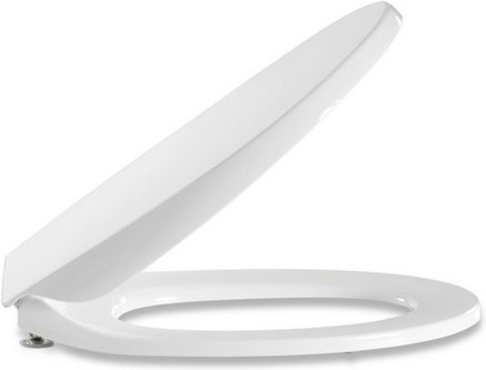 PRESSALIT® WC-Sitz »Calmo«, BxL: 37 x 45 cm, oval, weiß - weiss