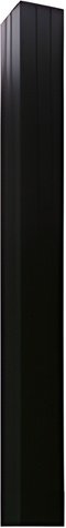 Pfosten für Steckzaun Naro, HxBxT: 265x6,8x6,8cm - schwarz