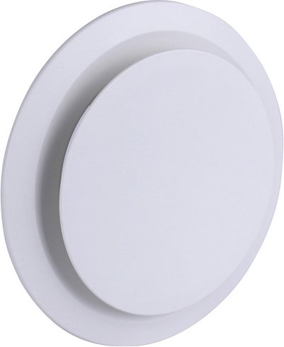 MARLEY Ablufttellerventil, rund, Polystyrol (EPS), weiß - weiss