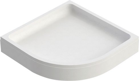 OTTOFOND Wannenträger »Denia«, BxHxL: 76,5 x 13 x 76,5 cm, weiß - weiss
