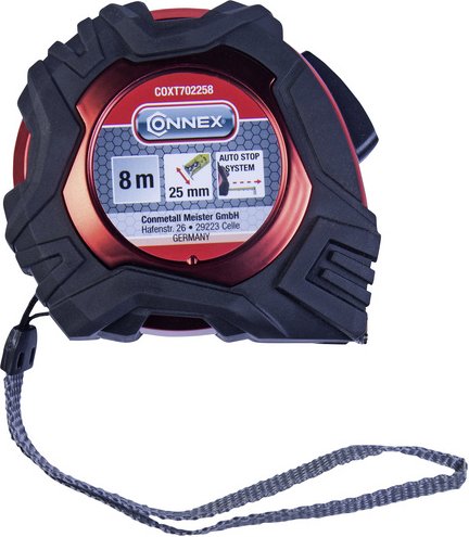 CONNEX Rollbandmaß, , cm-Teilung - schwarz